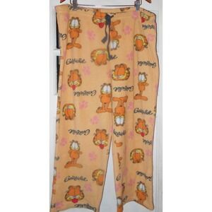 Garfield by Paws Womens Pajamas Lounge Pants Size 2X PLUS Fleece Soft PJ wARM